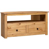 SHUMEE 93 × 49 × 49 cm masivní borovice řada Panama - TV stolek