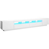 SHUMEE s LED osvětlením bílý 260 × 35 × 40 cm - TV stolek