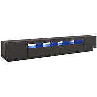 SHUMEE s LED osvětlením šedý 260 × 35 × 40 cm - TV stolek