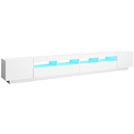 SHUMEE s LED osvětlením bílý 300 × 35 × 40 cm - TV stolek