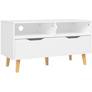 SHUMEE bílý 90 × 40 × 48,5 cm  - TV stolek