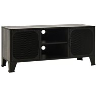 SHUMEE šedý 105 × 36 × 47 cm kov a MDF - TV stolek
