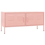 SHUMEE růžový 105 × 35 × 50 cm  - TV stolek