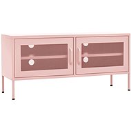 SHUMEE růžový 105 × 35 × 50 cm  - TV stolek