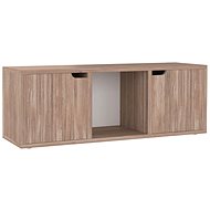 SHUMEE šedý dub sonoma 88,5 × 27,5 × 30,5 cm  - TV stolek