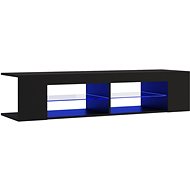 SHUMEE s LED osvětlením černý 135 × 39 × 30 cm - TV Table
