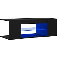 SHUMEE s LED osvětlením černý 90 × 39 × 30 cm  - TV stolek