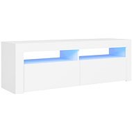SHUMEE s LED osvetlením biely 120 × 35 × 40 cm - TV stolík