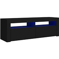 SHUMEE s LED osvetlením čierny 120 × 35 × 40 cm - TV stolík
