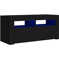 SHUMEE s osvetlením LED čierny 90 × 35 × 40 cm - TV stolík