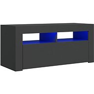 SHUMEE s LED osvětlením šedý 90 × 35 × 40 cm  - TV stolek