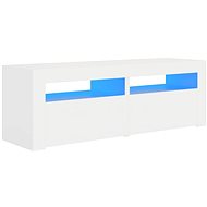 SHUMEE s LED osvětlením bílý 120 × 35 × 40 cm  - TV stolek