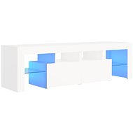 SHUMEE s LED osvětlením bílý 140 × 35 × 40 cm - TV stolek