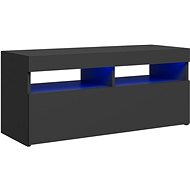 SHUMEE s LED osvětlením šedý 90 × 35 × 40 cm  - TV stolek
