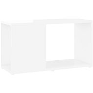 SHUMEE bílý s vysokým leskem 60 × 24 × 32 cm  - TV stolek