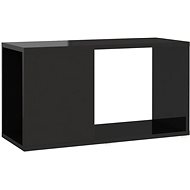 SHUMEE černý s vysokým leskem 60 × 24 × 32 cm  - TV stolek