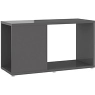 SHUMEE šedý s vysokým leskem 60 × 24 × 32 cm  - TV stolek