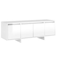 SHUMEE bílý s vysokým leskem 120 × 30 × 40,5 cm  - TV stolek