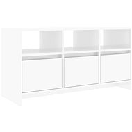 SHUMEE bílý s vysokým leskem 102 × 37,5 × 52,5 cm  - TV stolek
