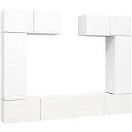 SHUMEE 6 ks bílá, 3078699 - Obývací stěna
