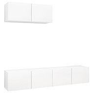 SHUMEE 3 ks bílá, 3078701 - Obývací stěna