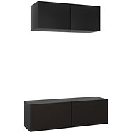 SHUMEE 2 ks černá, 3078807 - Obývací stěna