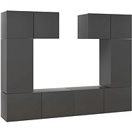 SHUMEE 6 ks šedá - Obývací stěna