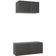 SHUMEE 2 ks šedá, 3078910 - Obývací stěna