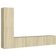 SHUMEE 4 ks dub sonoma, 3078989 - Obývací stěna
