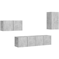 SHUMEE 4 ks betonově šedá, 3079097 - Obývací stěna