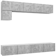 SHUMEE 5 ks betonově šedá, 3079114 - Obývací stěna