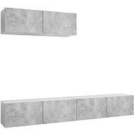 SHUMEE 3 ks betonově šedá, 3079123 - Obývací stěna