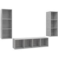 SHUMEE 3 ks betonově šedá, 3079749 - Obývací stěna
