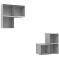 SHUMEE 4 ks betonově šedá, 3079767 - Obývací stěna