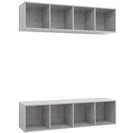 SHUMEE nástěnná 2 ks betonově šedá, 3079785 - Obývací stěna