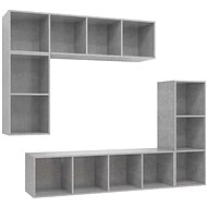 SHUMEE 4 ks betonově šedá, 3079821 - Obývací stěna