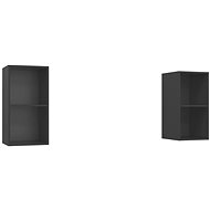 SHUMEE nástěnná 2 ks šedá, 3079846 - Obývací stěna