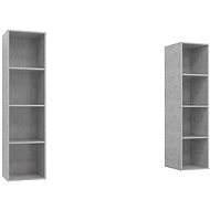 SHUMEE nástěnná 2 ks betonově šedá, 3079866 - Obývací stěna