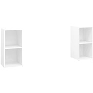 SHUMEE 2 ks bílá 72 × 35 × 36,5 cm - Obývací stěna