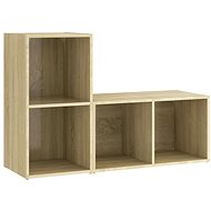 SHUMEE 2 ks dub sonoma, 72 × 35 × 36,5 cm - Obývací stěna