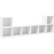 SHUMEE 4 ks bílá 72 × 35 × 36,5 cm - Obývací stěna