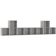 SHUMEE 5 ks betonově šedá, 3080010 - Obývací stěna