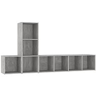 SHUMEE 3 ks betonově šedá, 3080028 - Obývací stěna