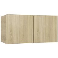 SHUMEE závěsná dub sonoma, 60 × 30 × 30 cm - Obývací stěna