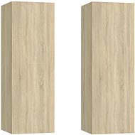 SHUMEE 2 ks dub sonoma, 30,5 × 30 × 90 cm - Obývací stěna