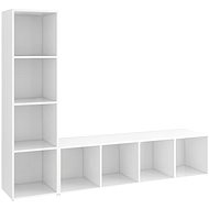 SHUMEE 2 ks bílá 142,5 × 35 × 36,5 cm - Obývací stěna