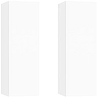 SHUMEE 2 ks bílá 30,5 × 30 × 90 cm  - Skříňka