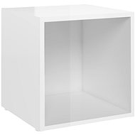SHUMEE bílá s vysokým leskem 37 × 35 × 37 cm  - Skříňka