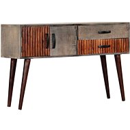 SHUMEE grey 120 × 35 × 75 cm solid rough mango tree - Console Table