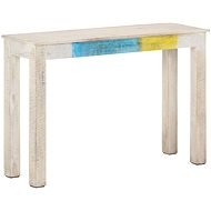 SHUMEE biely 115 × 35 × 77 cm hrubé mangovníkové drevo - Konzolový stolík